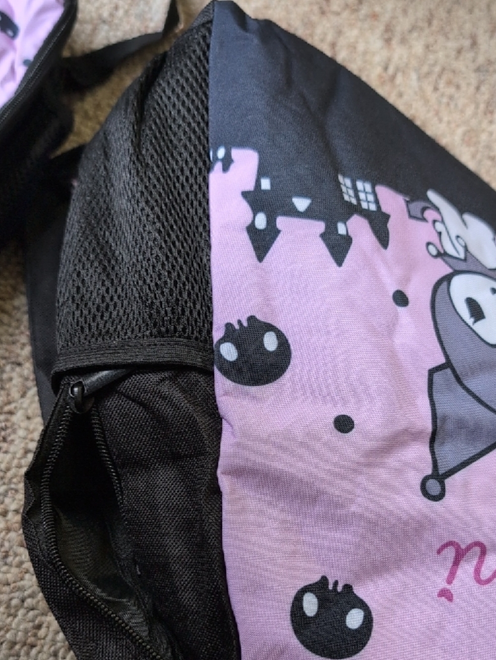 Kuromi Kids Backpack Set in Light Purple - Picture 4 of 13